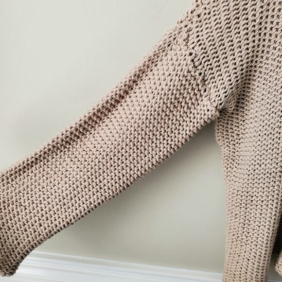 Anthro Wooden Ships Key West Chunky Crew Sweater L X Scandi Casual Coastal NEW - Picture 4 of 12